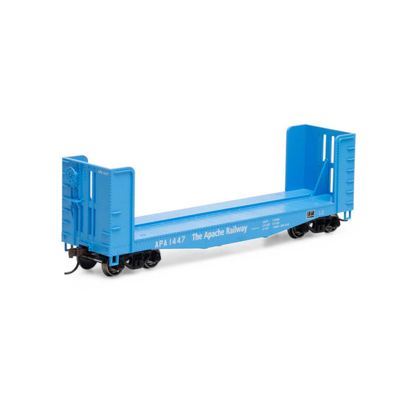 Athearn RND91463 40' Pulpwood Flat Freight Car - Apache Railway #1447 HO Scale