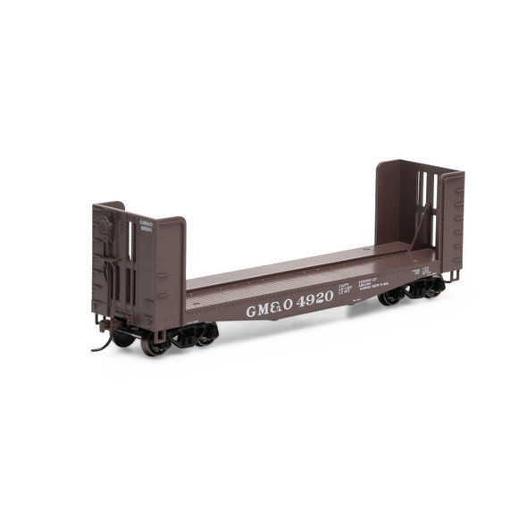 Athearn RND91468 40' Pulpwood Flat Freight Car - Gulf Mobile & Ohio #4920 HO Scale