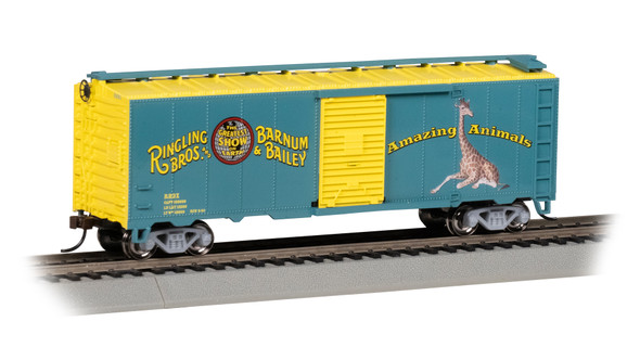 Bachmann 16616 Ringling Bros.& Barnum & Bailey Giraffe Boxcar HO Scale