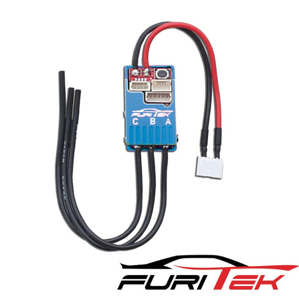 Furitek Cyclos 2S Lipo 20A/40A Brushless Sensored ESC for Drift/Race w/Alum Blue Case