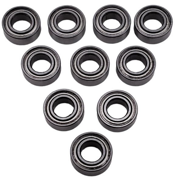 NHX RC Steel Ball Bearings 3.5x7x2.5mm, 10 pcs, Metal Shielded