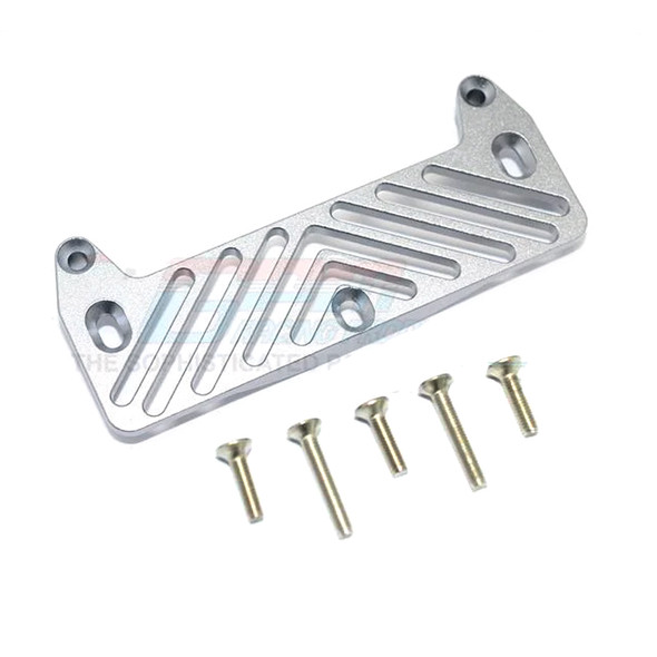 GPM Racing Aluminum Front Bumper Mount Grey for Tamiya Lunch Box