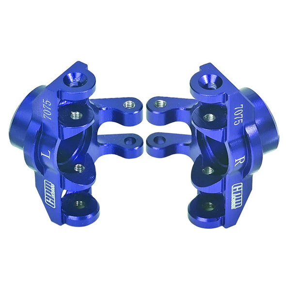 GPM Aluminum 7075 Front Steering Block Blue for Arrma 1/18 Granite Grom Mega