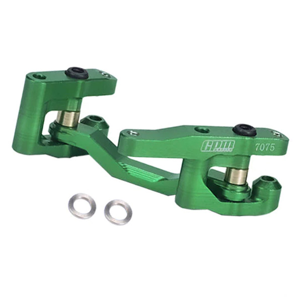 GPM Aluminum 7075 Steering Set Green for Arrma 1/18 Granite Grom Mega