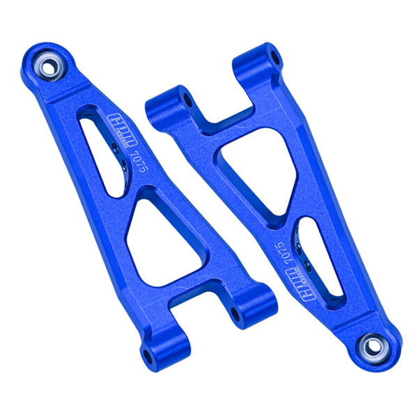 GPM Aluminum 7075 Front Lower Suspension Arms Blue for Arrma 1/18 Granite Grom