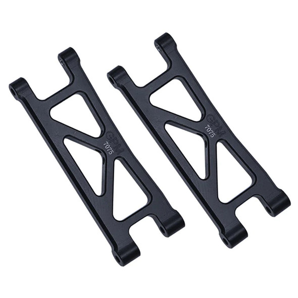 GPM Aluminum 7075 Rear Lower Suspension Arms Black for Arrma 1/18 Granite Grom