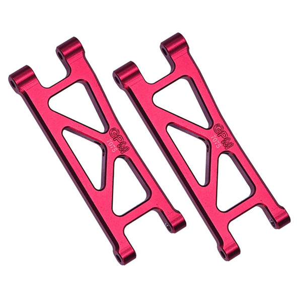 GPM Aluminum 7075 Rear Lower Suspension Arms Red for Arrma 1/18 Granite Grom