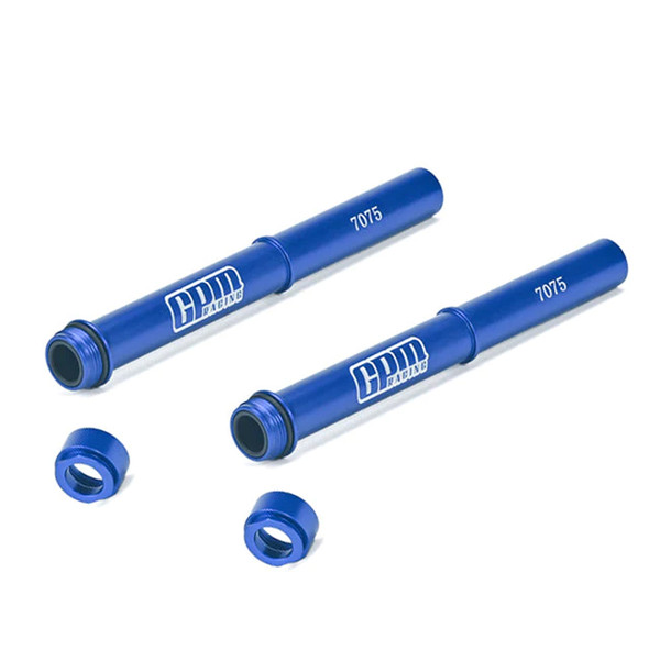 GPM Racing Aluminum 7075 Fork Tube Set Blue for Losi 1:4 Promoto-MX