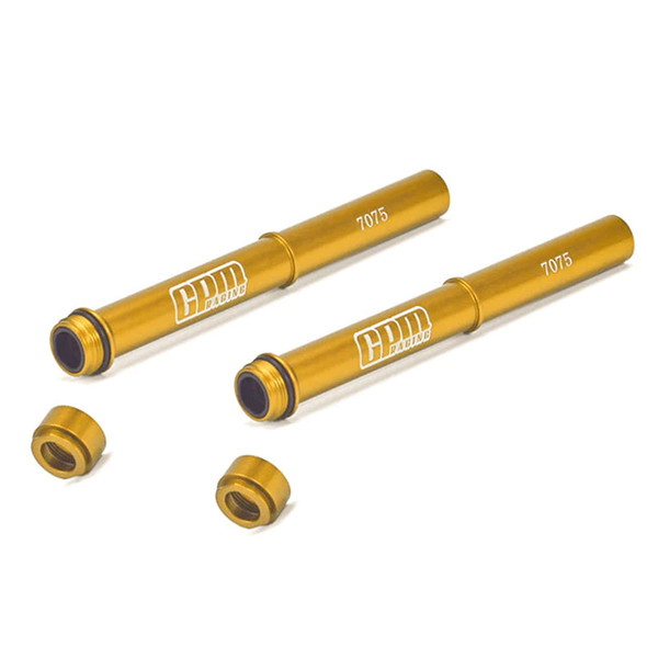 GPM Racing Aluminum 7075 Fork Tube Set Gold for Losi 1:4 Promoto-MX