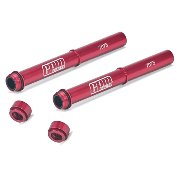 GPM Racing Aluminum 7075 Fork Tube Set Red for Losi 1:4 Promoto-MX