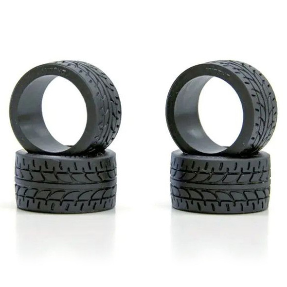 Kyosho MZW38-20B Racing Radial Wide Tire 20° (4Pcs) for Mini-Z