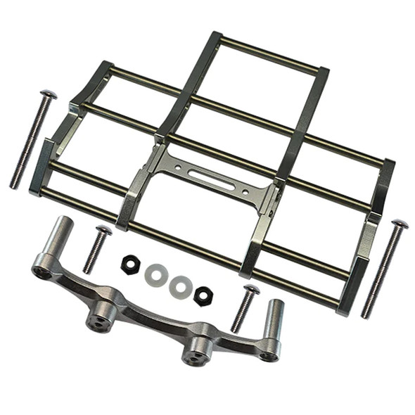 GPM Aluminum Front Bumper Silver w/ Screws for Tamiya 1/14 Truck Mercedes-Benz GPM Aluminum Front Bumper Silver w/ Screws for Tamiya 1/14 Truck Mercedes-Benz