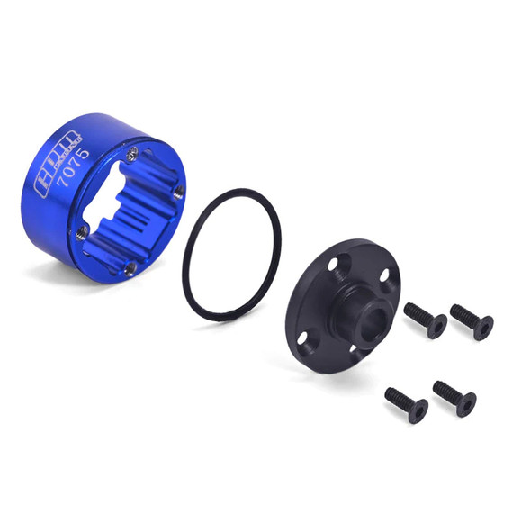GPM Medium Carbon Steel+Alum Front/Middle Or Rear Diff Case Blue for Baja Rey