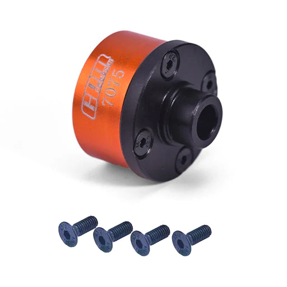 GPM Medium Carbon Steel+Alum Front/Middle Or Rear Diff Case Orange for Baja Rey