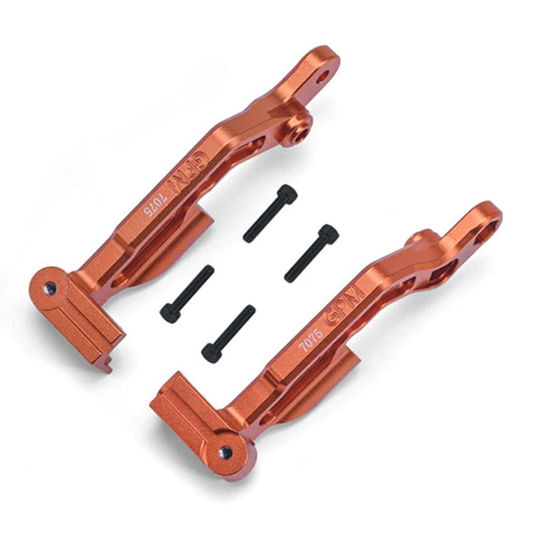 GPM Alum 7075 Rear Body Post Fixed Mount Orange for Arrma 1/7 Infraction/Limitless