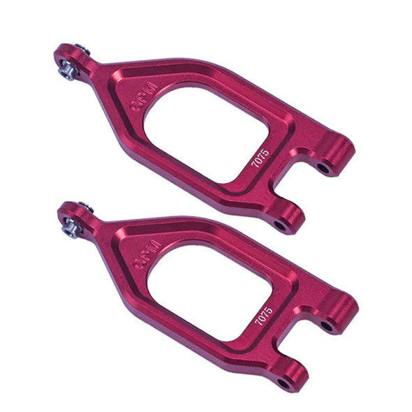 GPM Aluminum 7075 Front Upper Suspension Arms Red for Arrma 1/10 GORGON 4X2