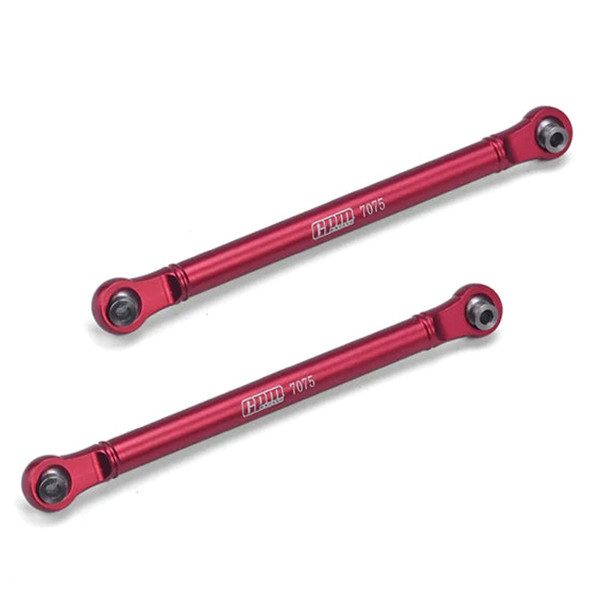 GPM Aluminum 7075 Front Steering Link Rod Red for Arrma 1/10 GORGON 4X2 Mega GPM Aluminum 7075 Front Steering Link Rod Red for Arrma 1/10 GORGON 4X2 Mega