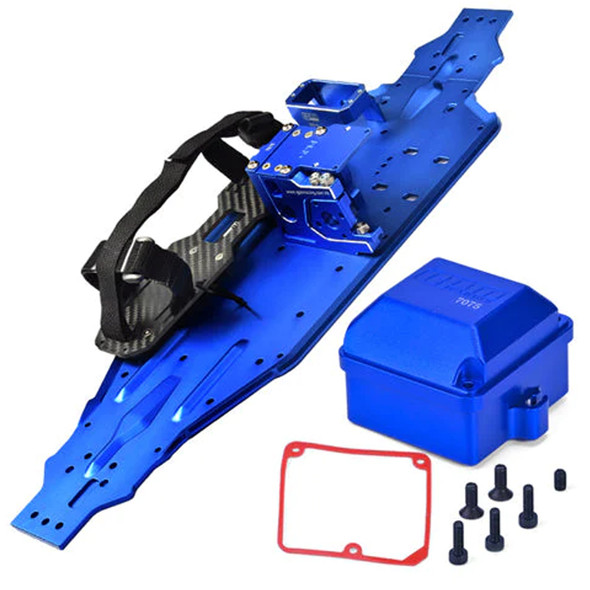 GPM Racing Aluminum 7075-T6 Chassis Plate Blue for 1/8 4WD Sledge Monster Truck GPM Racing Aluminum 7075-T6 Chassis Plate Blue for 1/8 4WD Sledge Monster Truck