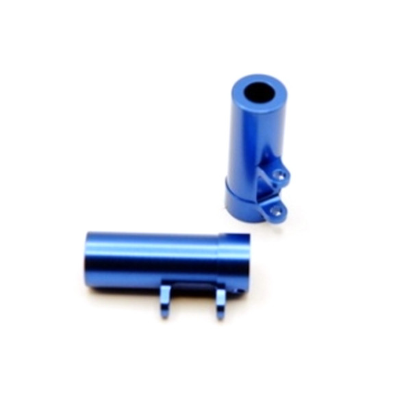 STRC STC41005B CNC Machined Aluminum Rear Lock-Outs Blue for Associated MT12