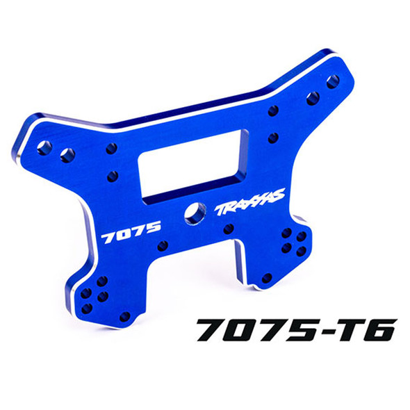 Traxxas 9639 Aluminum 7075-T6 Front Shock Tower Blue for Sledge