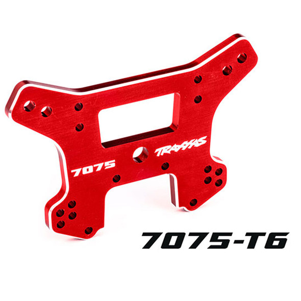 Traxxas 9639R Aluminum 7075-T6 Front Shock Tower Red for Sledge
