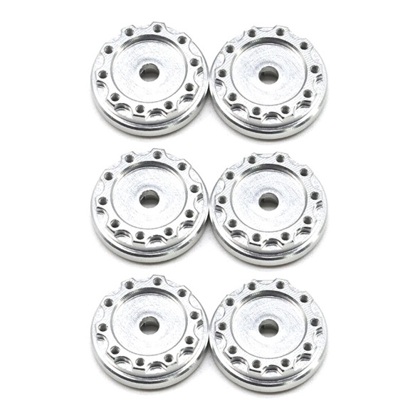Orlandoo Hunter Wheel Flange (6) Silver for OH32T01 1/32 Scania R650 Semi Truck