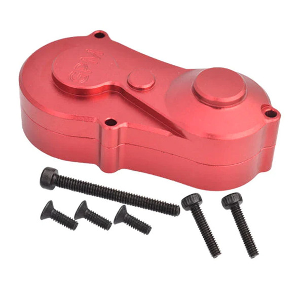 GPM Aluminum 7075 Center Gear Box Housing Set w/Covers Red for Losi 1/18 Mini LMT