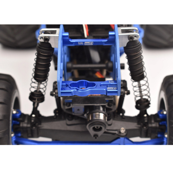 GPM Aluminum 7075 Body Mount Cross Bar Blue for Losi 1/18 Mini LMT