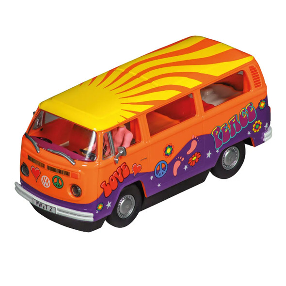 Carrera Evolution 27759 VW Bus T2b "Peace and Love" 1/32 Slot Car