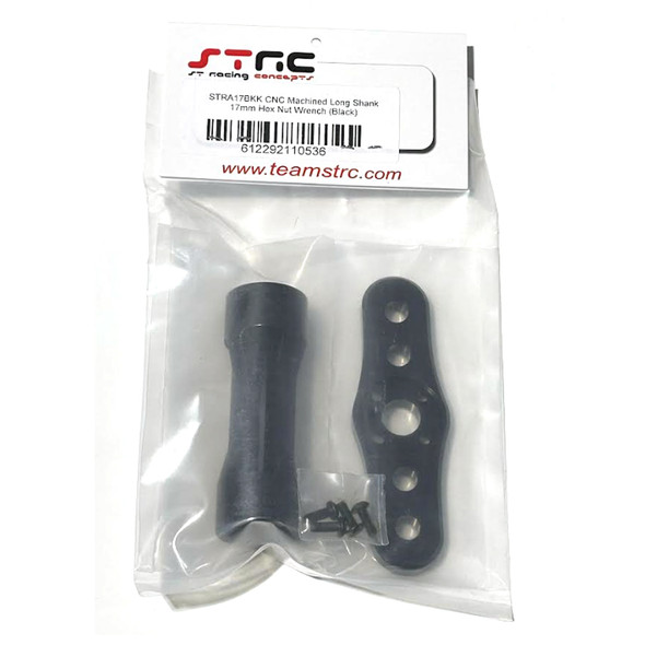 STRC STRA17BKK Aluminum 17mm 1/8th Hex Wheel Nut Wrench Black