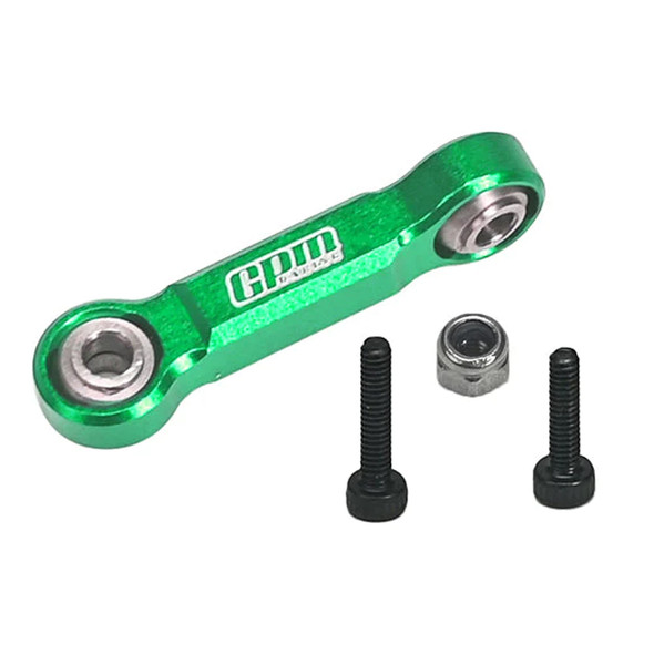 GPM Aluminum 7075 Steering Drag Link Green for Losi 1/18 Mini LMT