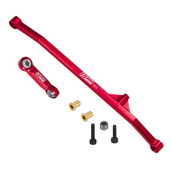 GPM Aluminum 7075 Steering Tie Rod & Drag Link Red for Losi 1/18 Mini LMT