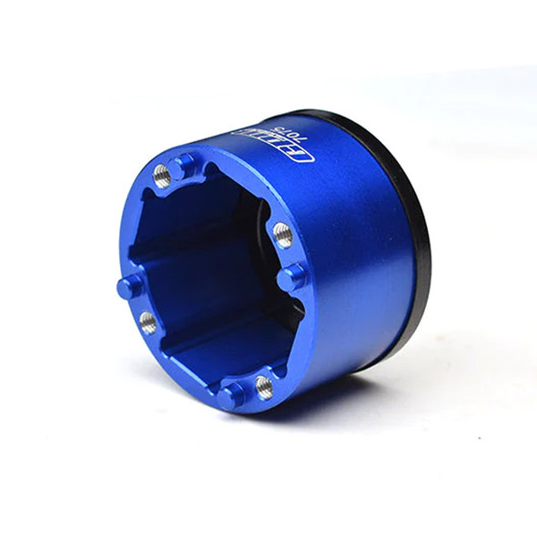 GPM Medium Carbon Steel+Alum 7075-T6 Front Or Rear Diff Case Blue for 1:5 KRATON