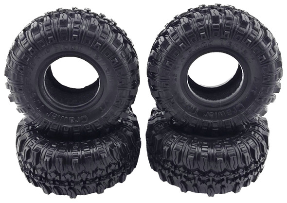 NHX RC A2 1.0" Mini Crawler Tires w/ Foam (4) for Traxxas 1/18 TRX-4M