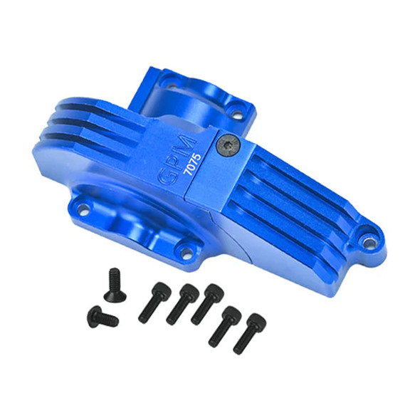 GPM Aluminum 7075 Main Gear Cover Blue for Traxxas 1:10 4WD MAXX