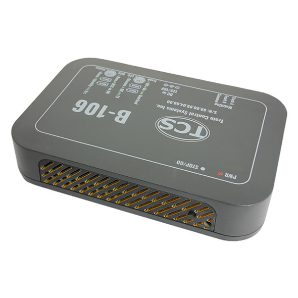 TCS B-106 DCC Auxiliary Booster w/ Layout Command Control (12V)
