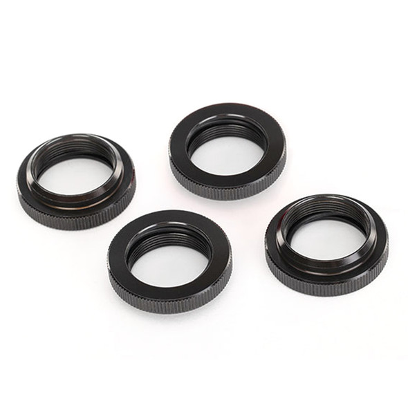 Traxxas 7767X PTFE-Coated Aluminum Upper Spring Retainer (4) for GTX Shock