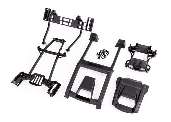 Traxxas 7813 Body Support Front Mount / Rear Latch / Roof & Hood Skids for XRT