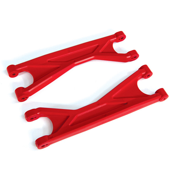 Traxxas 7829R Heavy-Duty Front or Rear Upper Suspension Arms (2) Red for X-Maxx