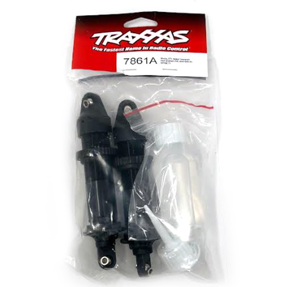 Traxxas 7861A Aluminum Medium-Length GTX Shocks (2) Black for XRT