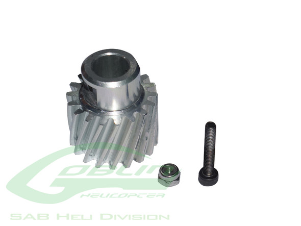 SAB H0210-S Goblin 500 Aluminum Pinion Gear Z18