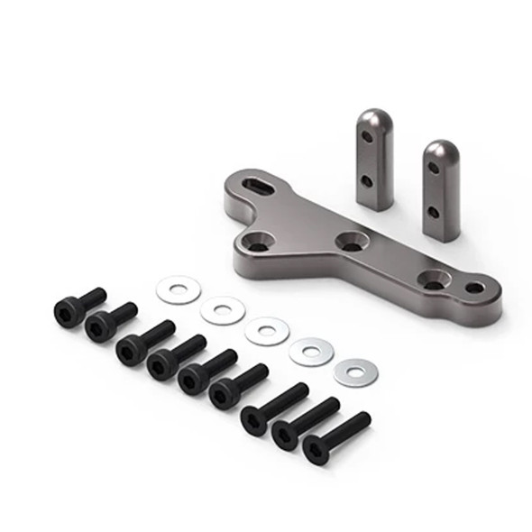 GMade GM30091 GA60 Aluminum Axle Servo Mount Titanium Gray : GOM