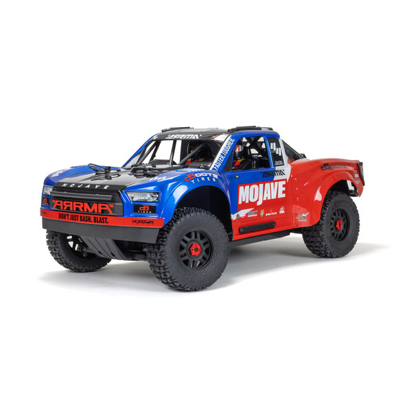ARRMA ARA4404T2 1/8 MOJAVE 4X4 4S BLX Desert Truck RTR Blue/Red