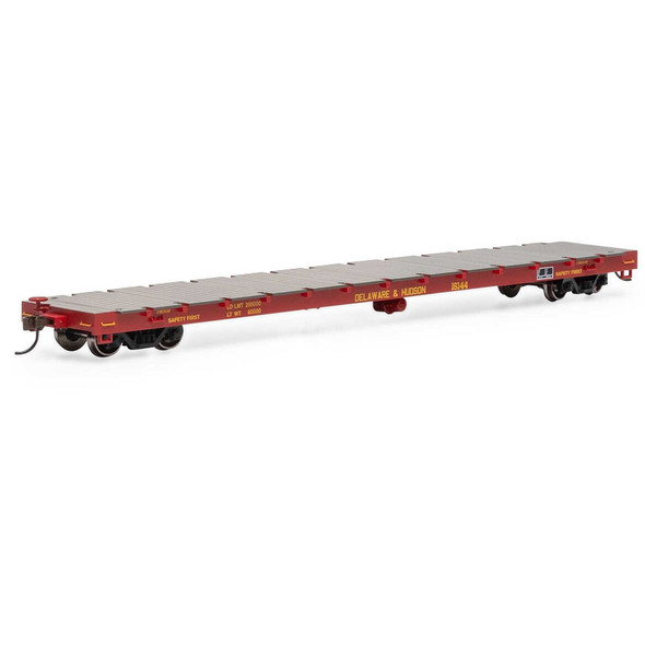 Athearn ATH92685 60' Flat Car - Delaware & Hudson #16144 HO Scale