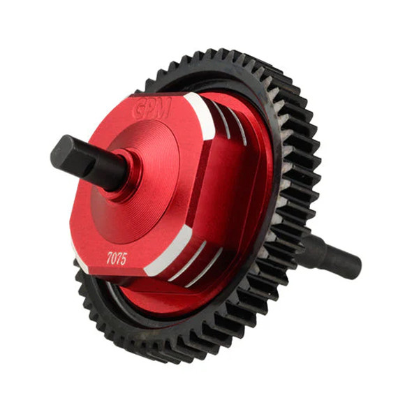 GPM Medium Carbon Steel Center Differential Kit Red for Traxxas 1/10 RAPTOR