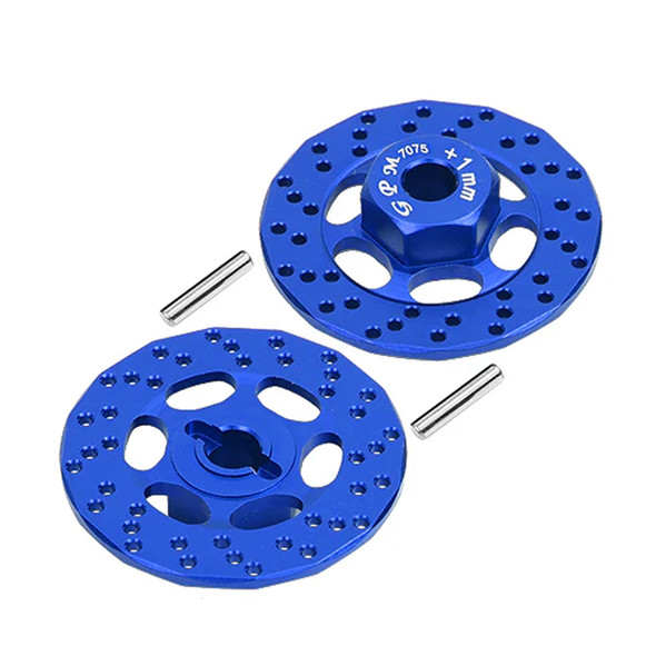 GPM Aluminum 7075 +1mm Hex w/ Brake Disk Blue for Traxxas FORD GT 4-TEC 2.0/3.0