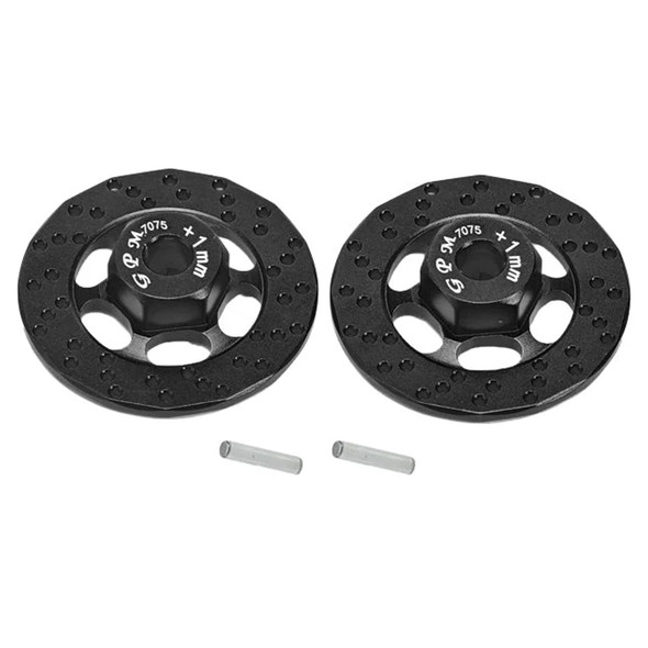 GPM Aluminum 7075 +1mm Hex w/ Brake Disk Black for Traxxas FORD GT 4-TEC 2.0/3.0