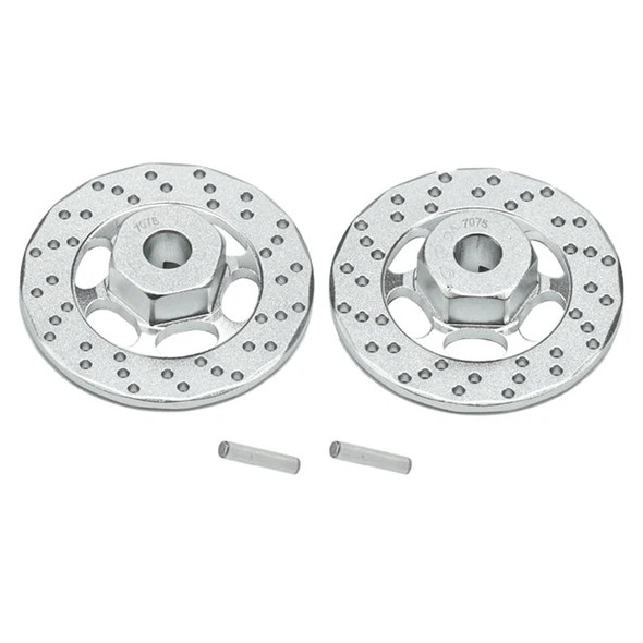 GPM Aluminum 7075 +1mm Hex w/ Brake Disk Silver for Traxxas FORD GT 4-TEC 2.0/3.0