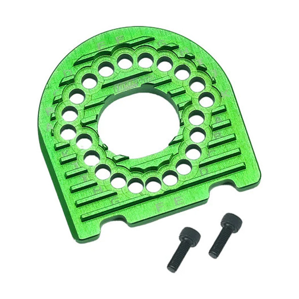 GPM Alum 7075 Motor Mount Plate w/Heat Sink Fins Green for FORD GT 4-TEC 2.0/3.0