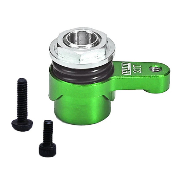 GPM Aluminum 7075 21T Servo Horn w/Built-In Spring Green for Losi 1/18 Mini LMT